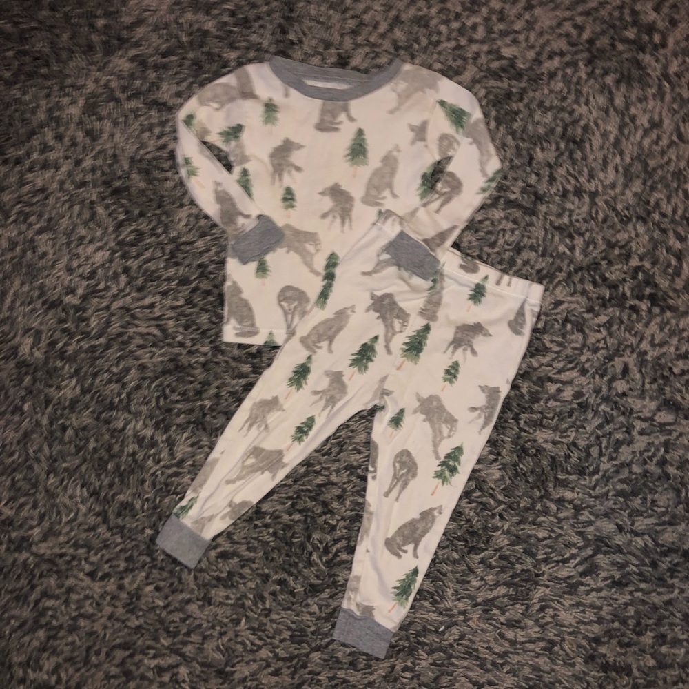 Burt’s Bees 18M Wolves and Trees PJs